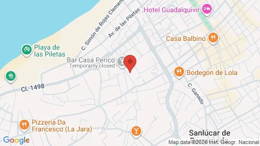 Apartments for rent i Sanlúcar de Barrameda - kort over placeringen
