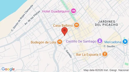 Apartments for rent i Sanlúcar de Barrameda - kort over placeringen