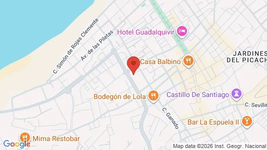 Apartments for rent i Sanlúcar de Barrameda - kort over placeringen