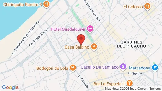 Apartments for rent i Sanlúcar de Barrameda - kort over placeringen