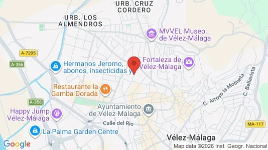 Apartments for rent i Vélez-Málaga - kort over placeringen