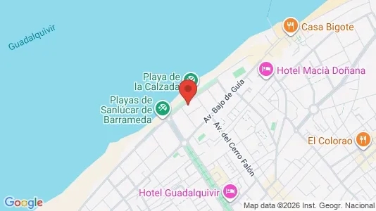 Apartments for rent i Sanlúcar de Barrameda - kort over placeringen