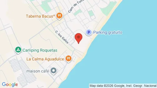 Apartments for rent i Roquetas de Mar - kort over placeringen