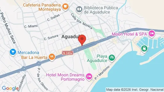 Apartments for rent i Roquetas de Mar - kort over placeringen