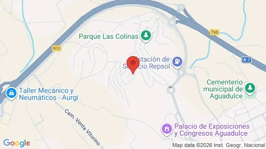 Apartments for rent i Roquetas de Mar - kort over placeringen