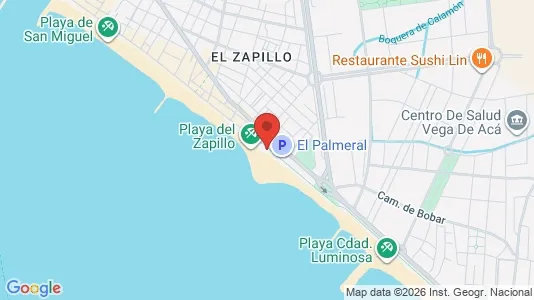 Apartments for rent i Almería - kort over placeringen