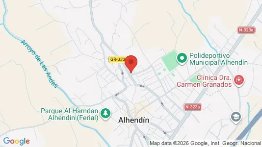 Apartments for rent i Alhendín - kort over placeringen