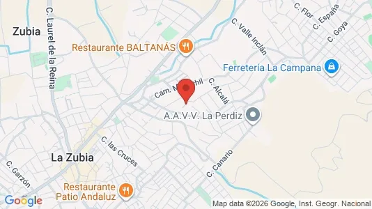 Apartments for rent i La Zubia - kort over placeringen