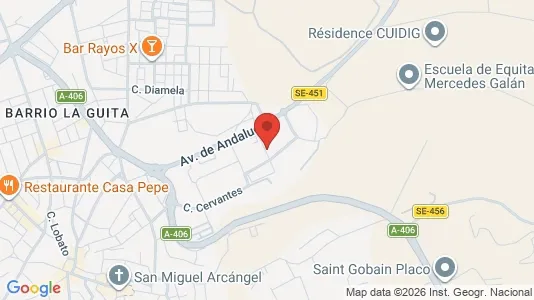 Apartments for rent i Morón de la Frontera - kort over placeringen