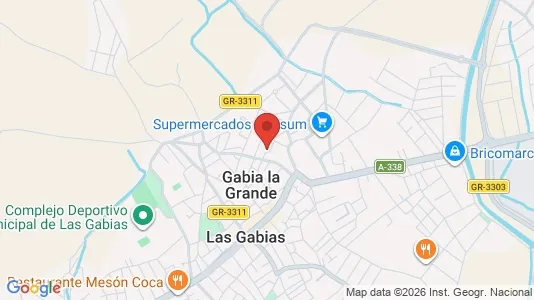 Apartments for rent i Las Gabias - kort over placeringen
