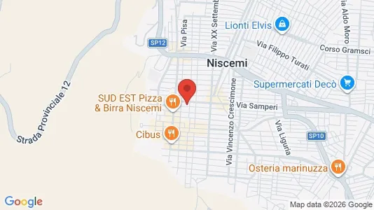 Apartments for rent i Niscemi - kort over placeringen