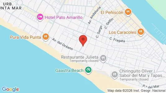 Apartments for rent i Punta Umbría - kort over placeringen