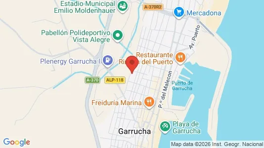 Apartments for rent i Garrucha - kort over placeringen