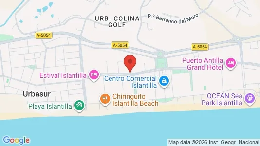 Apartments for rent i Isla Cristina - kort over placeringen