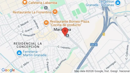 Apartments for rent i Maracena - kort over placeringen