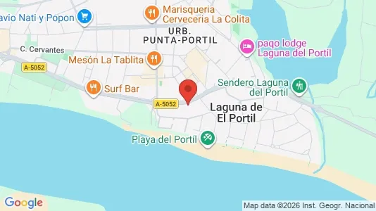 Apartments for rent i Punta Umbría - kort over placeringen