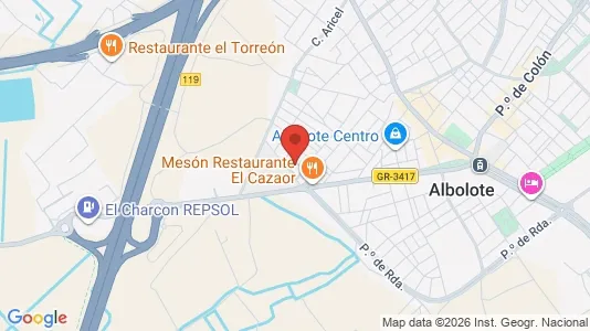 Apartments for rent i Albolote - kort over placeringen