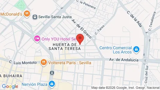 Apartments for rent i Huerta de Santa Teresa - kort over placeringen
