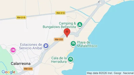Apartments for rent i Águilas - kort over placeringen