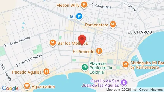 Apartments for rent i Águilas - kort over placeringen