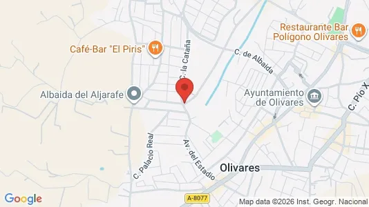 Apartments for rent i Olivares - kort over placeringen