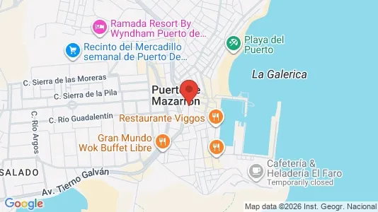Apartments for rent i Mazarrón - kort over placeringen