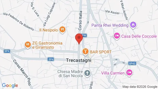 Apartments for rent i Trecastagni - kort over placeringen