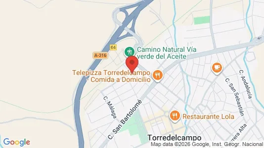 Apartments for rent i Torredelcampo - kort over placeringen