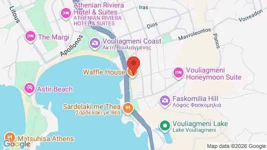 Apartments for rent i Vari-Voula-Vouliagmeni - kort over placeringen