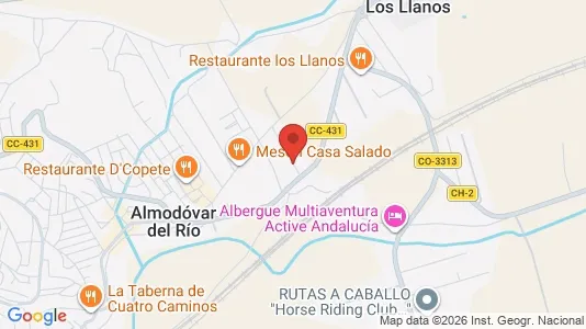 Apartments for rent i Almodóvar del Río - kort over placeringen