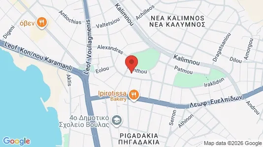 Apartments for rent i Glyfada - kort over placeringen