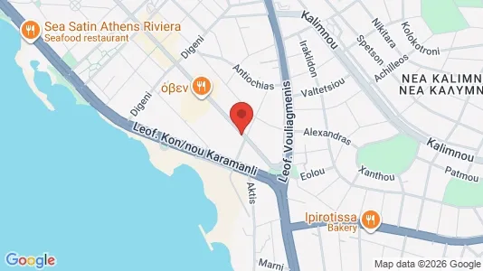 Apartments for rent i Glyfada - kort over placeringen