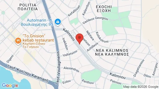 Apartments for rent i Glyfada - kort over placeringen