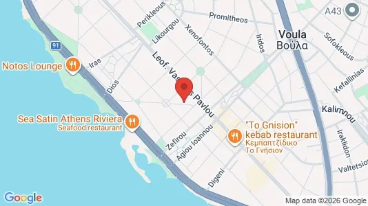 Apartments for rent i Glyfada - kort over placeringen