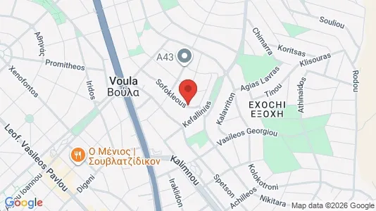 Apartments for rent i Glyfada - kort over placeringen