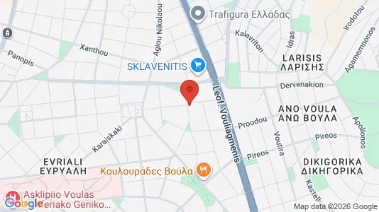 Apartments for rent i Glyfada - kort over placeringen