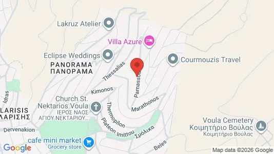 Apartments for rent i Glyfada - kort over placeringen