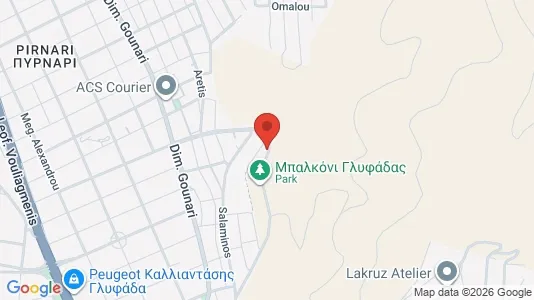 Apartments for rent i Glyfada - kort over placeringen
