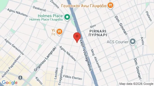 Apartments for rent i Glyfada - kort over placeringen
