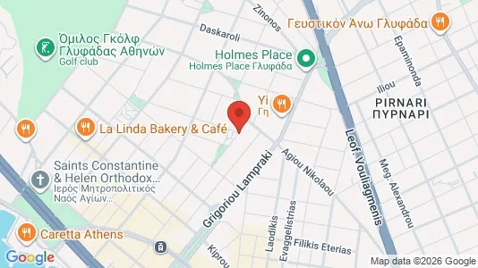 Apartments for rent i Glyfada - kort over placeringen