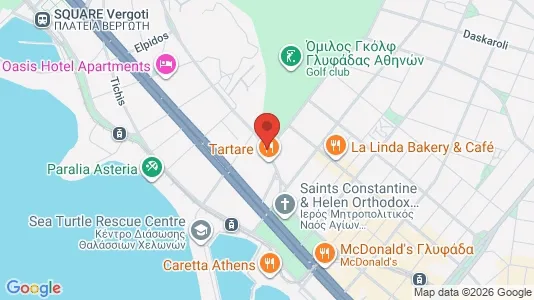 Apartments for rent i Glyfada - kort over placeringen