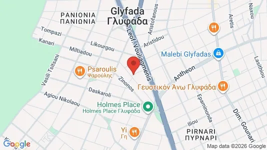 Apartments for rent i Glyfada - kort over placeringen