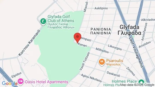 Apartments for rent i Glyfada - kort over placeringen