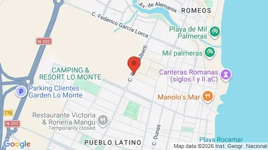 Apartments for rent i Orihuela - kort over placeringen