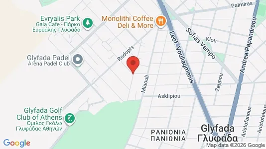 Apartments for rent i Glyfada - kort over placeringen