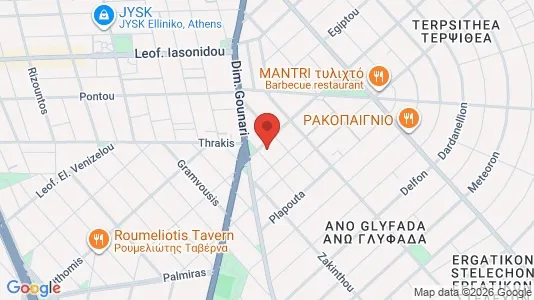 Apartments for rent i Elliniko-Argyroupoli - kort over placeringen