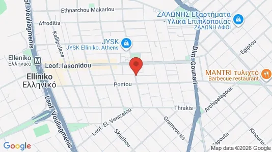 Apartments for rent i Elliniko-Argyroupoli - kort over placeringen