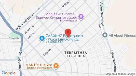 Apartments for rent i Elliniko-Argyroupoli - kort over placeringen