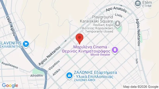 Apartments for rent i Elliniko-Argyroupoli - kort over placeringen