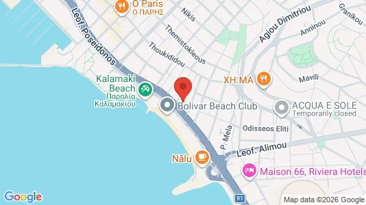 Apartments for rent i Alimos - kort over placeringen